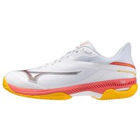 Chaussures de Pádel Mizuno Wave Exceed Court Cc Homme Blanc/Bleu/Citron