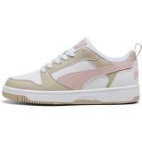 Chaussures Puma Rebound V6 Lo Blanc-Mauv Bébés