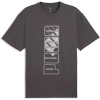 T-shirt Puma Maximal Metallic Relalxed Homme Gris Pâle