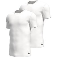 T-shirt Adidas Ss Crew 2P Active Flex Cotton Homme Blanc