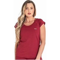 Camiseta de fitness ditchil t-shirt ease mujer rojo