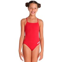 Maillot de bain de Natation Arena Team Swimsuit Fille Rouge