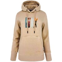 Sudadera de esquí y snow joluvi cotton ski mujer crudo rojo