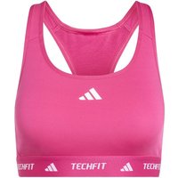 Sujetador deportivo de fitness adidas tech fit bra mujer rosa