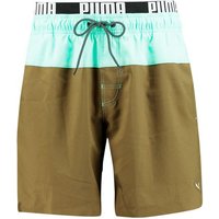 Maillot de bain de Natation PUMA Swim Logo Medium marron