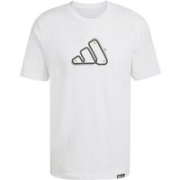 T-shirt adidas Mts Track Homme Blanc