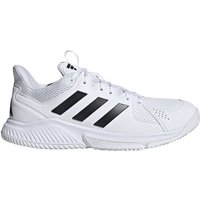Zapatillas de balonmano adidas court flight hombre blanco