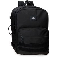 Mochila pepe jeans portaordenador + portatodo pjl aris azul