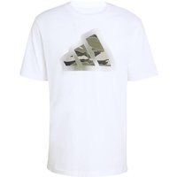 T-shirt adidas Camo Mod L Homme Blanc