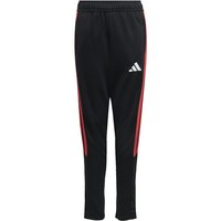 Pantalones de fútbol adidas tiro26l pntr infantil negro/rojo