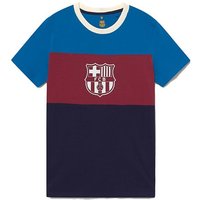 T-shirt Football F.C.Barcelona Tricolore Bouclier Barç