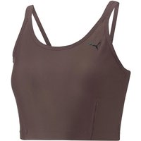 Haut de yoga Puma Studio Ultrabare Strappy marron Femme