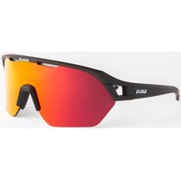 Gafas de ciclismo eassun glen. matt negro frame/full rojo revo