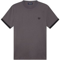 T-shirt Fred Perry Ringer gris Homme