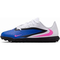 Zapatillas de fútbol nike phantom 6 low club tf infantil azul/bla