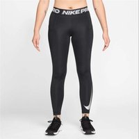 Mallas de fitness nike pro mid-rise 7/8 mujer negro/blanco