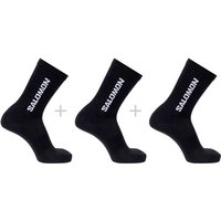Chaussettes de Montagne Salomon Everyday Lite Crew 3-Pack Noir