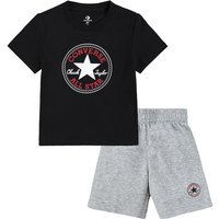 Ensemble Converse Core Tee & Ft Short Gris Oscuro Bébés