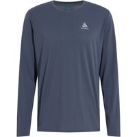 Maillot de Running Odlo Neck L/S Zeroweight Chill-T Homme Bleu