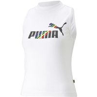 T-shirt Puma Ess+ Love Is Love Sl Femme White