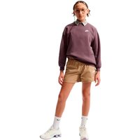 Sudadera nike sportswear club fleece oversized infantil morado