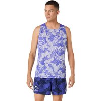T-shirt Trail ASICS Fujitrail Homme bleu cobalt/beige