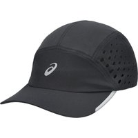 Gorra de running asics performance running negro