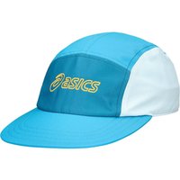 Gorra de running asics performance running 5 panel azul/azul oscu
