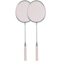 Set bádminton portátil con 2 raquetas