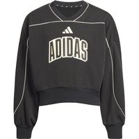 Sudadera adidas jg std swt niña negro/blanco