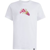 Camiseta adidas food infantil blanco