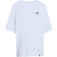 Camiseta adidas soft side oversized graphic t-shirt mujer blanco