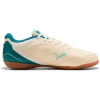 Chaussures Futsal Puma Truco IV Jr, couleur Amande sucrée-Blanc, Enfant