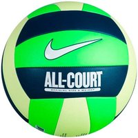 Balle dégonflé Nike All Court vert Volley-ball bleu/blanc
