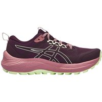 Chaussures Trail Asics Trabuco Terra 3 Femme couleur aubergine foncée/jaune