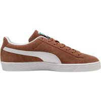 Chaussures Puma Suede Classic Haute couleur café-blanc