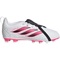 Chaussures football adidas Predator Club Ft El Fg/Mg J blanches Enfant