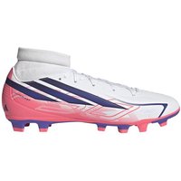 Chaussures football adidas F50 Hyperfast Club Mid FG/MG blanches