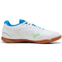 Chaussures Futsal Puma Truco IV, blanc et vert brillant - Homme