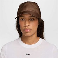 Casquette Nike Dri-Fit Club non structurée avec logo Nike en métal marron