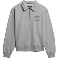 Damen-Sweatshirt mit Reißverschluss Superdry Athletic Essentials Damen-Sweatshirt mit Reißverschluss Superdry Athletic Essentials
