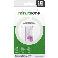 Samsung Galaxy A36 Minute One Clear Case And Glass Screen Protector Buy Now