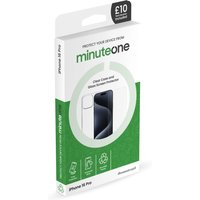 iPhone 16 Pro Max Minute One Clear Case and Glass Screen Protector Buy Now