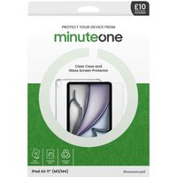 iPad Air M3 & M4 11 inch 2024 Minute One Clear Case and Glass Screen Protector Buy Now