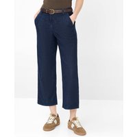 Brax Damen Culotte Style MAINE S CLEAN DARK BLUE, denim dunkelblau, Gr. 48