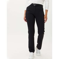 Raphaela by Brax Damen Cityhose Style PAULINE BLACK, perma schwarz, Gr. 50K