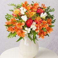 Autumn Rose and Freesias image
