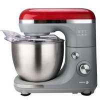 Robot pâtissier FAGOR FG450 5L 1000W InoxUn robot pâtissier polyvalentIndispensable en cuisine, ce robot pâtissier est un appareil électroménager polyvalent livré avec un bol en inox de 5 L, un fouet, un crochet pétrisseur et un crochet à pâtes. D'une puissance de 800-1 000 W et muni de 7 vitesses réglables associées à un programme intelligent, ce robot pâtissierFAGOR assure un mélange des ingrédients rapide et précis. Idéal, son mouvement planétaire permet de balayer les côtés, le fond et le centre du bol. Facile à entretenir et à utiliser au quotidien, ce robot pâtissier inox bénéficie d'une tête inclinable et d'un couvercle anti-éclaboussures.Un robot pâtissier designAvec son design moderne, le robotallie élégance et performance.Son coloris inox associé à des touches de gris et de rouge lui permet d'investir les cuisines les plus contemporaines et d'être exposé aux côtés des autres équipements ménagers.