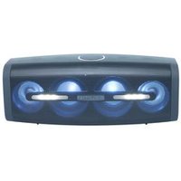 Enceinte nomade MUSE M-830DJ BluetoothUne enceinte puissanteSi vous aimez ajouter une touche musicale à toutes vos sorties à la plage, au bord d'un lac ou dans la nature, optez pour l'enceinte portable MUSE M-830DJ Bluetooth. Cet appareil fournit une puissance élevée de 50 watts. Elle possède un revêtement et une construction qui la rendent résistante aux éclaboussures. Cette enceinte portablepetit format présente des dimensions parfaites pour la transporter aisément. Elle fonctionne en Bluetooth avec une portée maximale de 10 mètres. Vous pouvez donc l'utiliser pour diffuser toutes vos musiques préférées facilement à partir d'un téléphone, d'un ordinateur portable ou d'une tablette. Lumière intégréeAvec cette enceinte portable noire, vous disposez de tous les éléments pour vous amuser. Elle possède un design sobre lorsqu'elle est éteinte. Une fois en marche, elle diffuse des effets lumineux et stroboscopiques. Cette enceinte portable se dote de boutons de commande à presser, d'un port USB classique et d'un port micro USB.