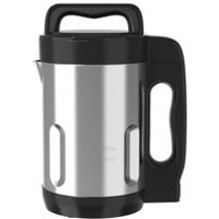 Blender chauffant TECHWOOD TSM-1656Un blender polyvalentPréparez sans difficulté de délicieux repas grâce à ce blender chauffant TECHWOOD. Il vous permettra de réaliser six préparations culinaires différentes, pour régaler petits et grands. Faites le plein de vitamines en cuisinant une soupe. Avec ou sans morceaux, ce blender chauffant s'adapte aux préférences de chacun. Vous pouvez également l'utiliser pour la préparation de jus de fruits, smoothies et compotes. Outre sa fonction blender, cet appareil permet de réchauffer vos plats en quelques instants. Il offre une puissance de chauffe de 1000 W. Très pratique, le capteur anti-débordement de ce blender chauffant évite enfin les fuites et les projections.Un design moderne intemporelCe blender chauffant en inox se dévoile dans un design classique. Son revêtement métallique et ses finitions noires en font un appareil passe-partout, facile à intégrer à votre décoration de cuisine. D'une capacité maximale de 1,6 litre, il trônera certainement de longues années dans votre pièce.